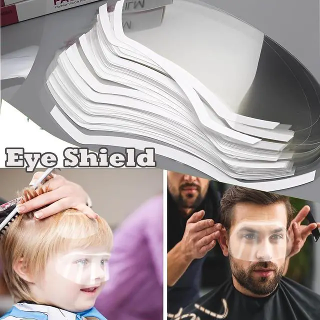 Alt view image 4 of 7 - 30 Pcs Disposable Clear Plastic Eye Shield for Shower, Haircut, Hairspray, After Surgery, Lash Aftercare, Adults, Salon Supplies, Eyelash Extensions