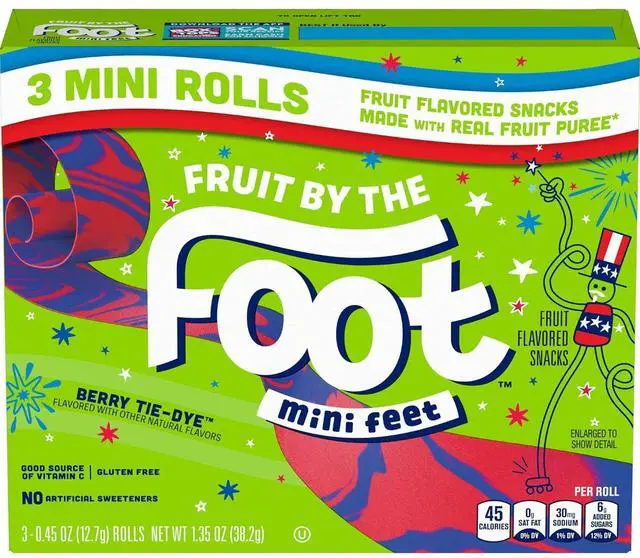 Alt view image 3 of 4 - Fruit By the Foot Berry Tie Dye Mini Snacks, 3 ct