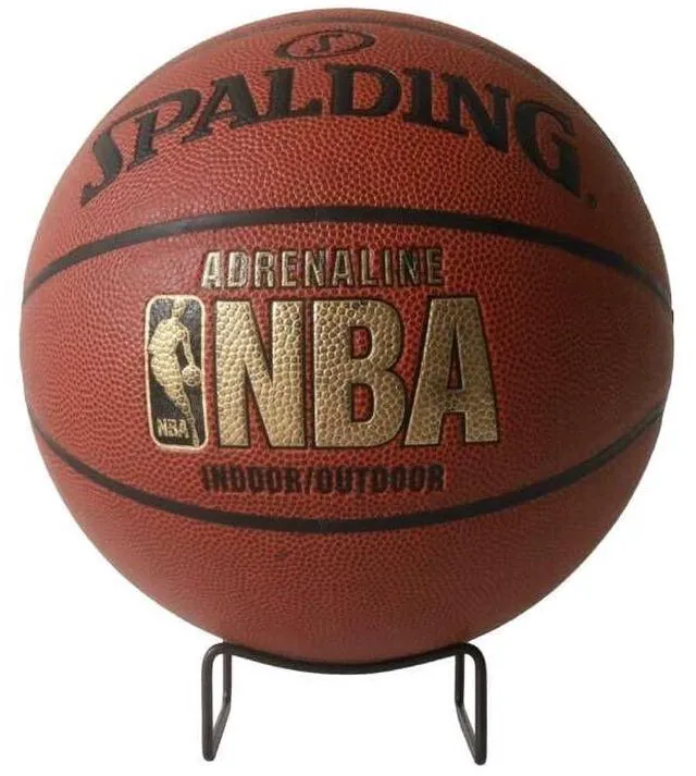 Alt view image 2 of 6 - HillSpring Metal Football Display Stand Base Holder for Basketball, Bowling, Soccer, Volleyball, Rugby and Other Autographed Balls