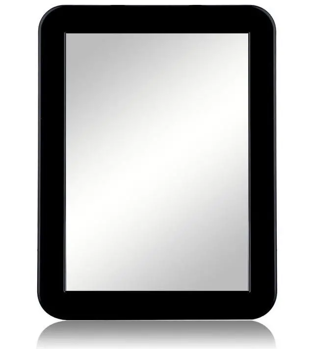 Main image of ARTLYMERS Magnetic Locker Mirror, 5x7, Real Glass, Black