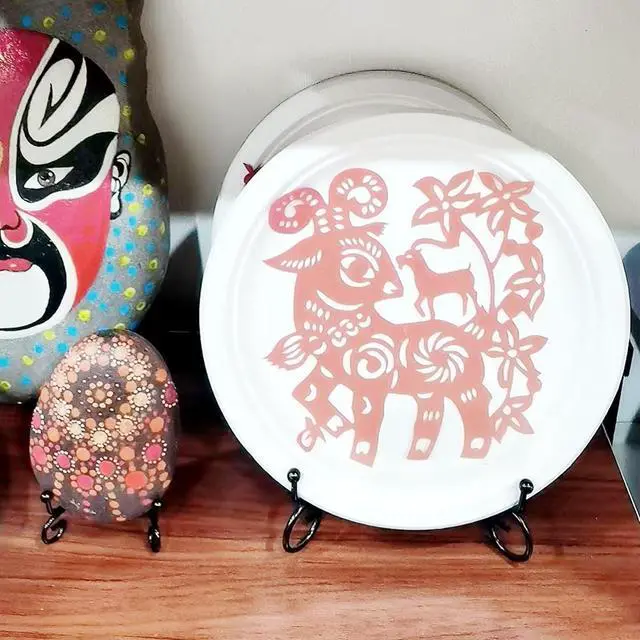 Alt view image 4 of 5 - 2 Pack 10 Inch Plate Stands for Display
