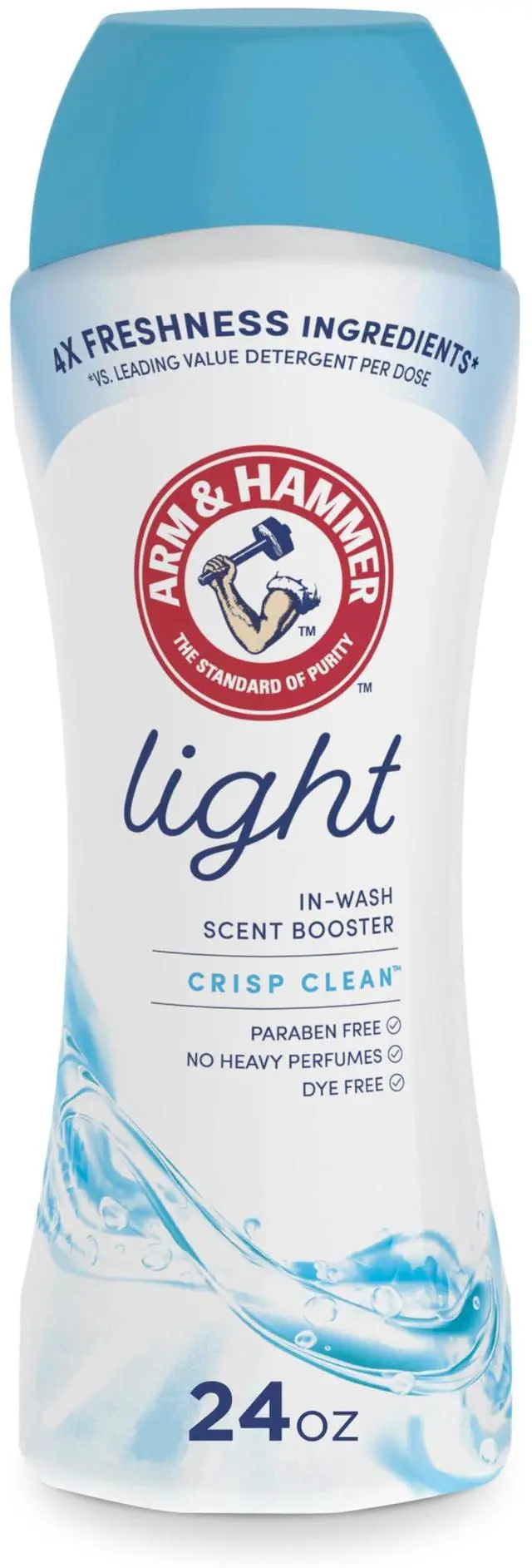 Main image of ARM & HAMMER Light Laundry Scent Booster 24Oz, Crisp Clean Scent
