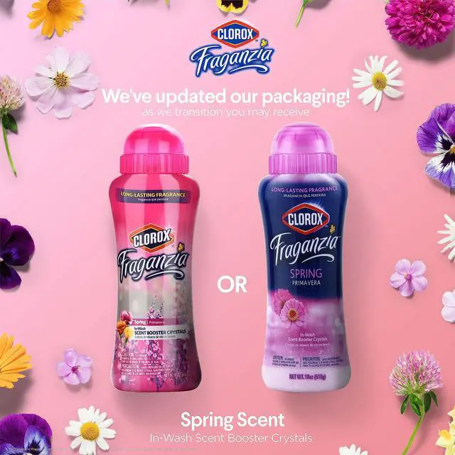 Alt view image 6 of 7 - Clorox Fraganzia In-Wash Scent Booster Crystals, Spring Scent, 2 x 18 Oz