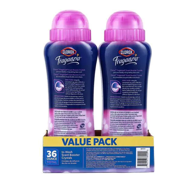 Alt view image 7 of 7 - Clorox Fraganzia In-Wash Scent Booster Crystals, Spring Scent, 2 x 18 Oz
