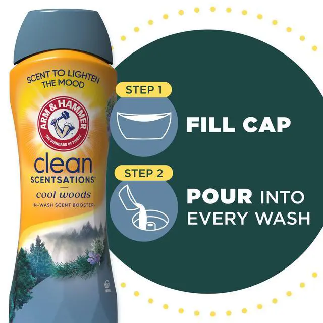 Alt view image 3 of 6 - ARM & HAMMER Clean Scentsations Laundry Scent Booster, Cool Woods, 24 Oz