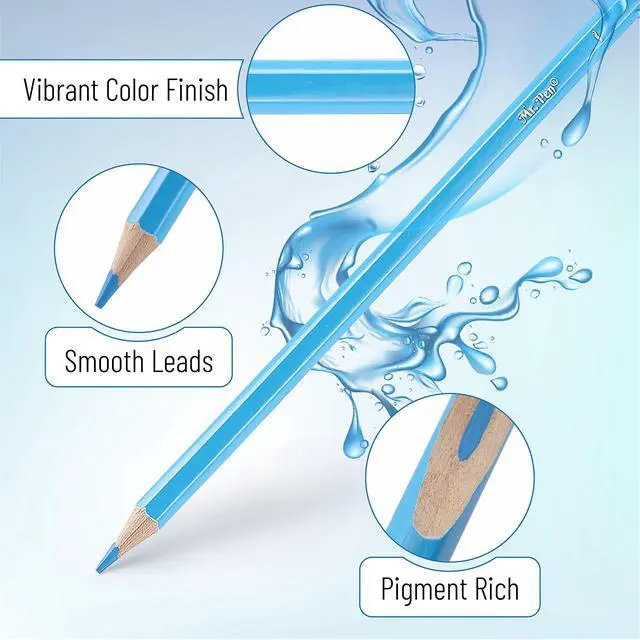 Alt view image 2 of 6 - Mr. Pen Colored Pencils, 36 Pack, Soft Core, Pre-Sharpened for Kids