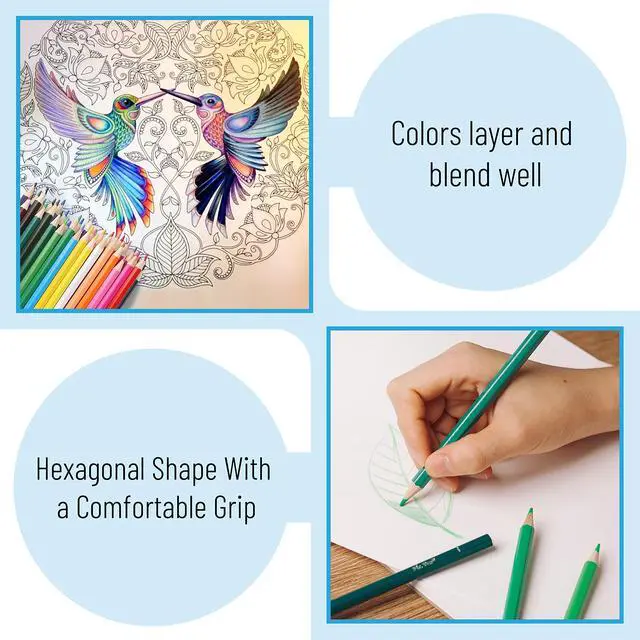 Alt view image 3 of 6 - Mr. Pen Colored Pencils, 36 Pack, Soft Core, Pre-Sharpened for Kids