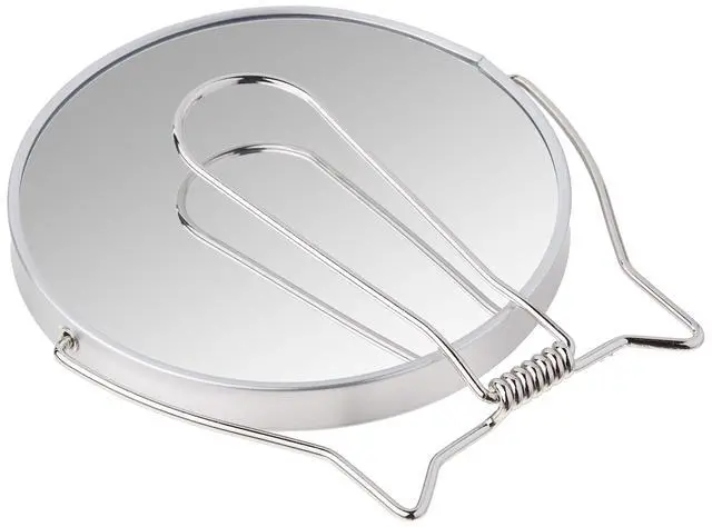 Alt view image 4 of 4 - Goody Two-Sided Makeup Mirror with Stand, 1X and 3X Magnification, Lightweight Portable Table Top Vanity Mirror
