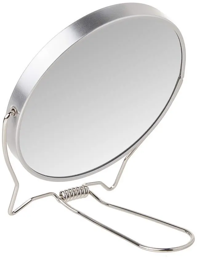 Alt view image 2 of 4 - Goody Two-Sided Makeup Mirror with Stand, 1X and 3X Magnification, Lightweight Portable Table Top Vanity Mirror