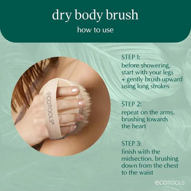 Alt view image 5 of 6 - EcoTools Dry Body Brush for Dry Brushing, Smooth Skin, 1 Count