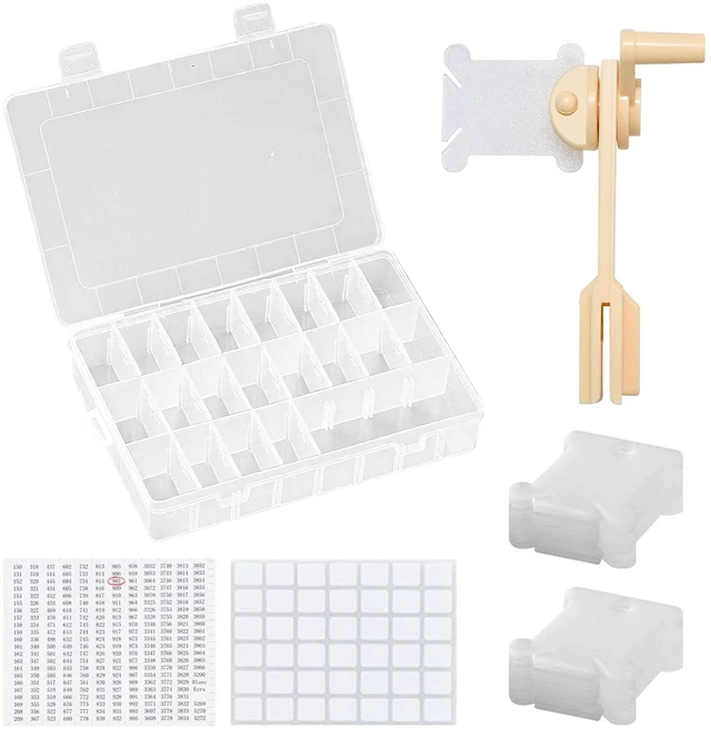 Main image of Embroidery Floss Organizer with 24 Compartments