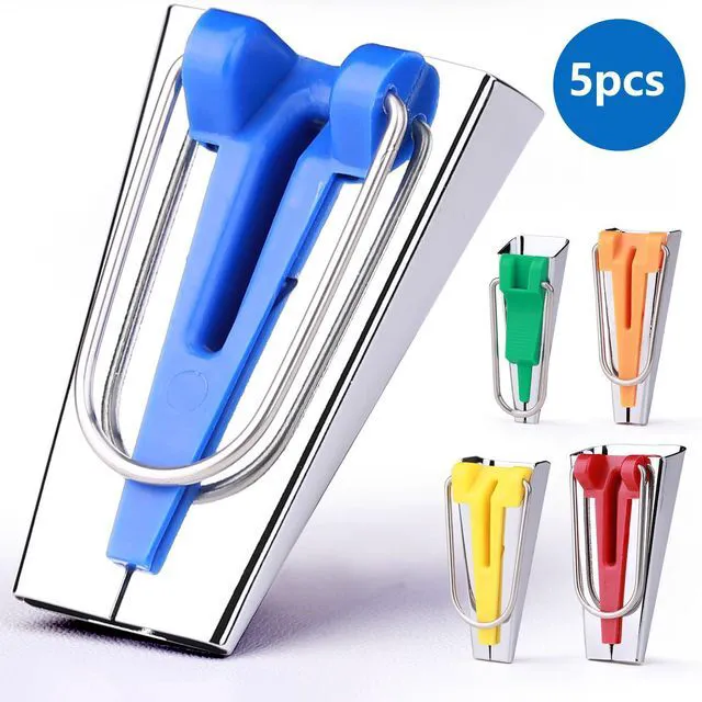 Alt view image 2 of 5 - 5 Sizes Bias Tape Maker for Sewing and Quilting, Upgraded Quilt Binding Tool