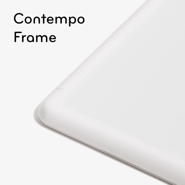 Alt view image 5 of 6 - U Brands Contempo Small Magnetic Whiteboard, 8.5" x 11", White Modern Frame, Mini Dry Erase Board for Fridge & Locker, Includes Marker & Magnet