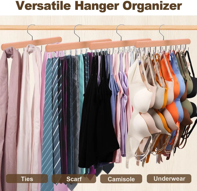 Alt view image 3 of 7 - 2 Pack Tank Top Hanger, Bra Hangers for Closet Organizer & Storage