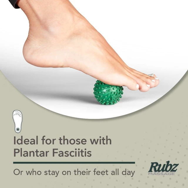 Alt view image 6 of 6 - Due North Foot Rubz Massage Ball - Roller for Plantar Fasciitis, Hands
