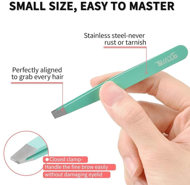Alt view image 2 of 6 - TsMADDTs 6-Piece Eyebrow Kit with Case, Tweezers for Facial Hair