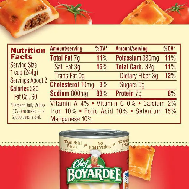 Alt view image 5 of 6 - Chef Boyardee Mini Ravioli, 15oz, 4Pack