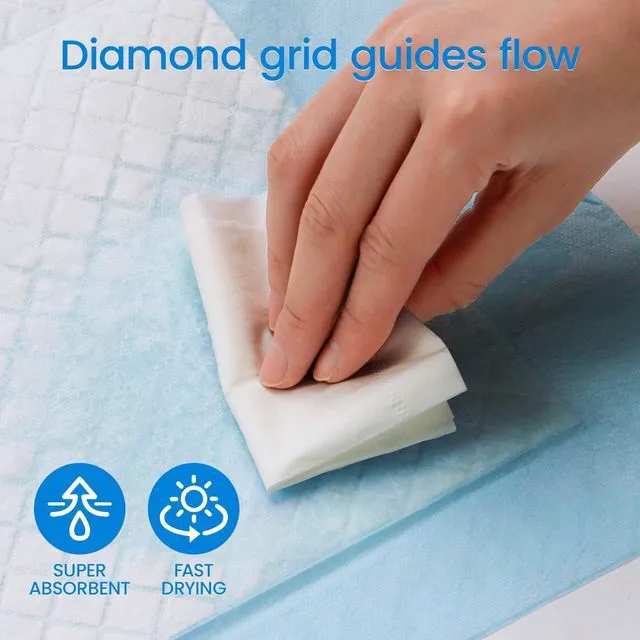Alt view image 6 of 7 - 30" x 36" Disposable Underpads, 6-Layer Super Absorbent