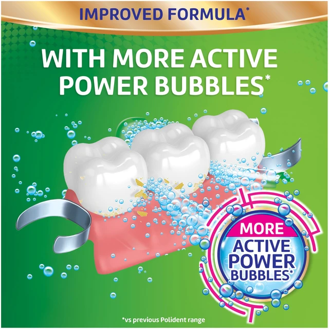 Alt view image 5 of 6 - Polident Antibacterial Dental Appliance Cleanser Tablets, 60 Count
