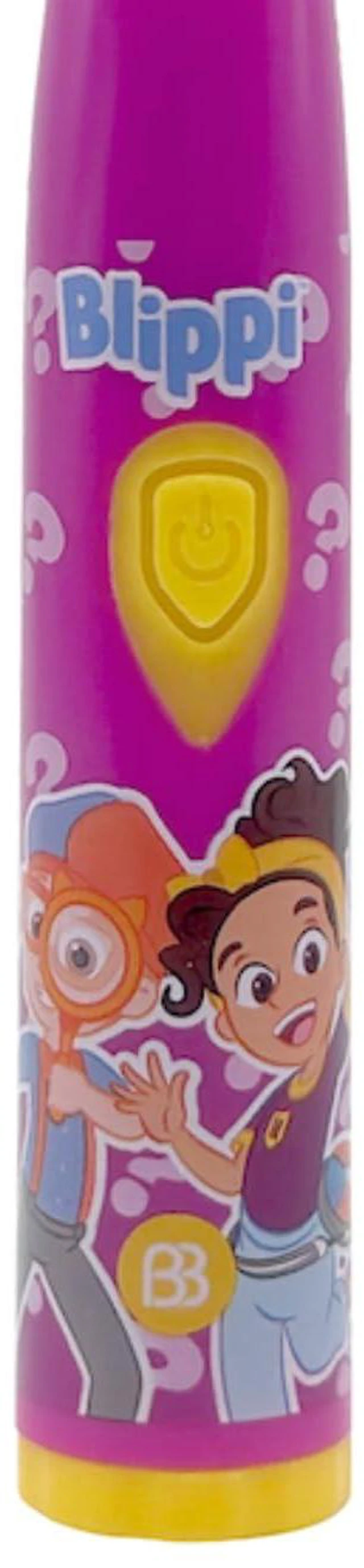 Alt view image 2 of 7 - Brush Buddies Blippi Electric Toothbrush for Kids, Battery Powered Sonic, Soft Bristles, Toddler Oral Care, Purple
