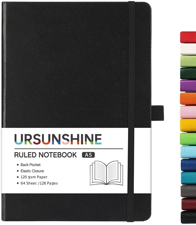 Main image of Ruled Notebook Journal, Classic Lined, 5.3" x 8.26"