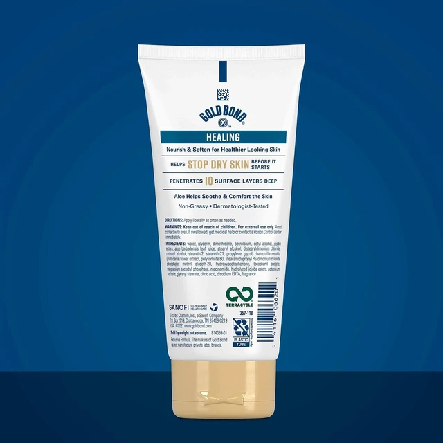 Alt view image 5 of 6 - Gold Bond Healing Hydrating Lotion With Aloe 5.5oz, Moisturizes, Heals & Smooths Dry Skin, Delivers 24-Hour Hydration