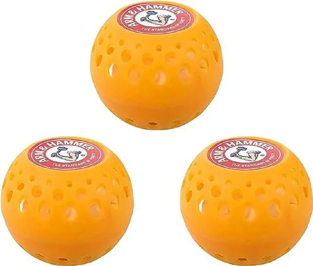 Main image of Arm & Hammer OdorBusterz Odor Eliminator Balls, Clean Burst, 3 Count - Baking Soda Odor Control for Closets, Drawers, Hampers & Small Spaces