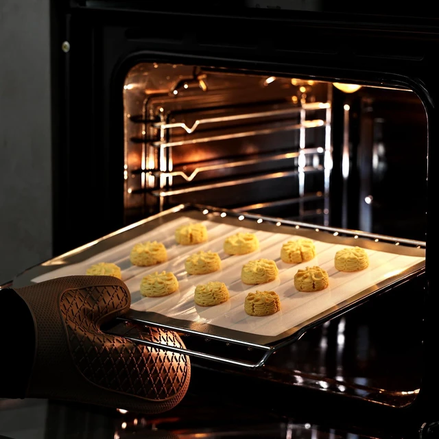 Alt view image 4 of 6 - KitchenRaku Silicone Baking Mat & Toaster Pad, 16.5"x11.6", Non-Stick, Reusable, BPA Free, Set of 2, for Cookies, Macarons, Bread & Pastry