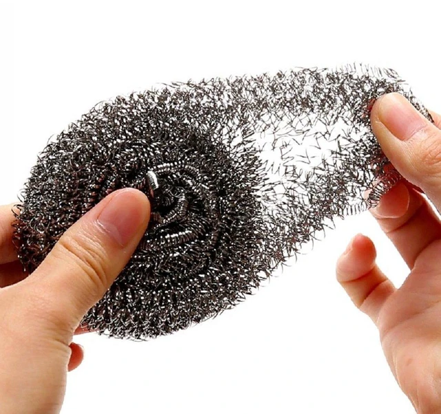 Alt view image 3 of 6 - KTOJOY 6 Pack Stainless Steel Wool Scrubber, Scouring Pads