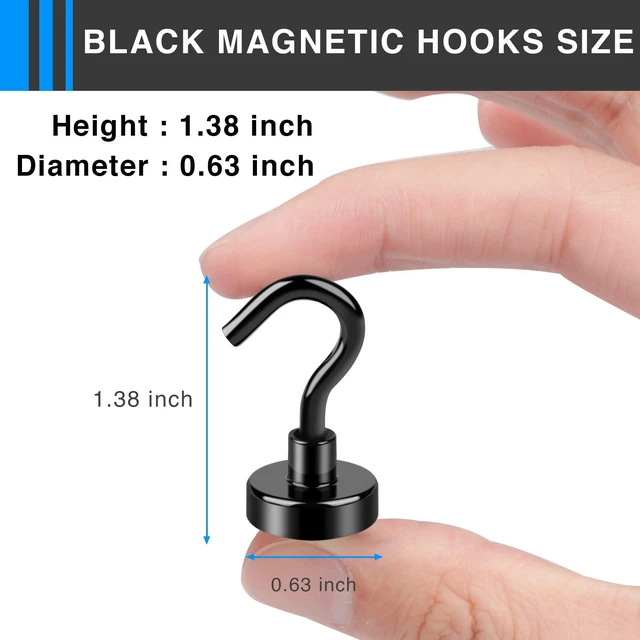 Alt view image 5 of 6 - LOVIMAG Magnetic Hooks 30LBS 12 Pack for Cruise Essentials 2026 Cabins Door