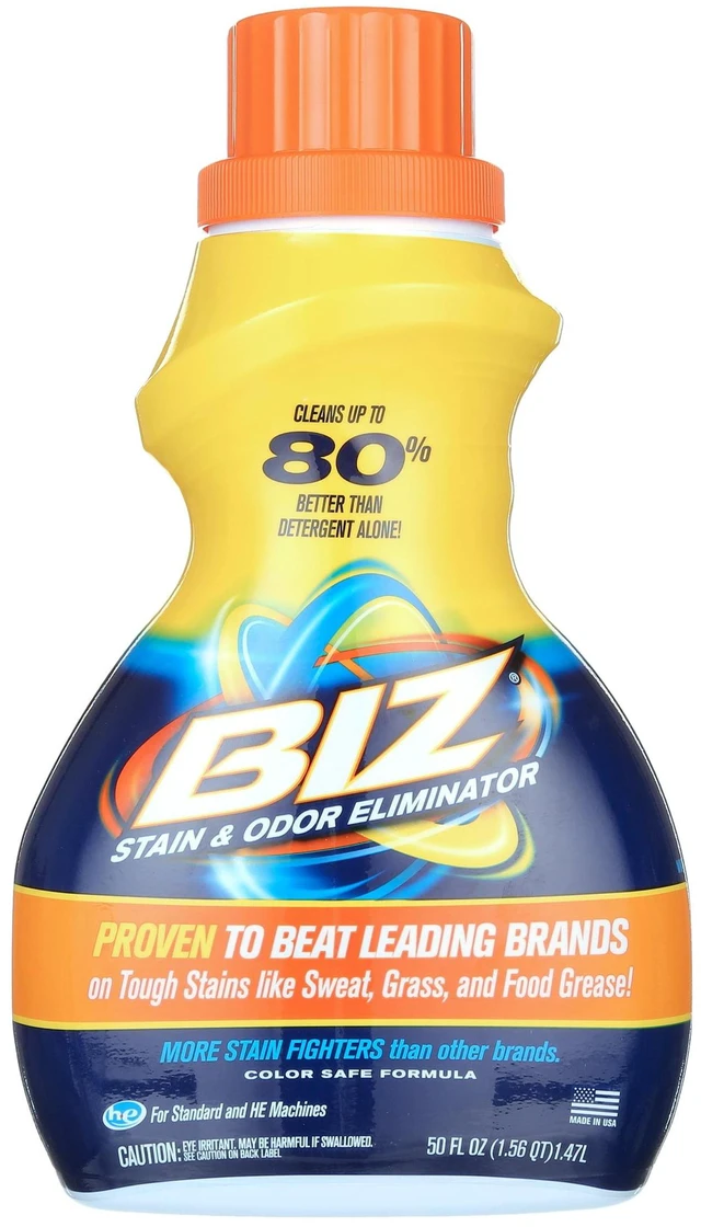 Main image of BIZ Stain and Odor Eliminator Liquid for Tough Stains, 50fl oz