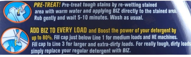 Alt view image 4 of 6 - BIZ Stain and Odor Eliminator Liquid for Tough Stains, 50fl oz