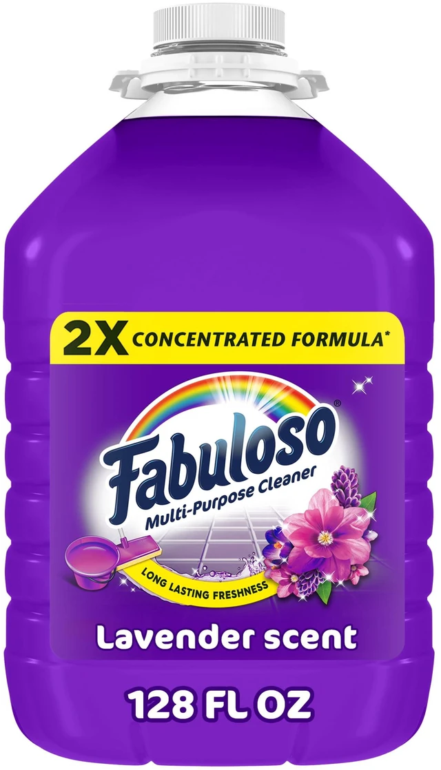 Main image of Fabuloso 2X Multi-Purpose No Rinse Floor Cleaner, Lavender Scent, 128 Fl Oz