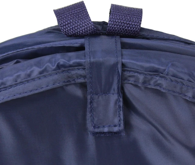 Alt view image 2 of 6 - Mainstays Pop-Up Laundry Hamper with Zipper Lid, 2-Load Capacity, Blue