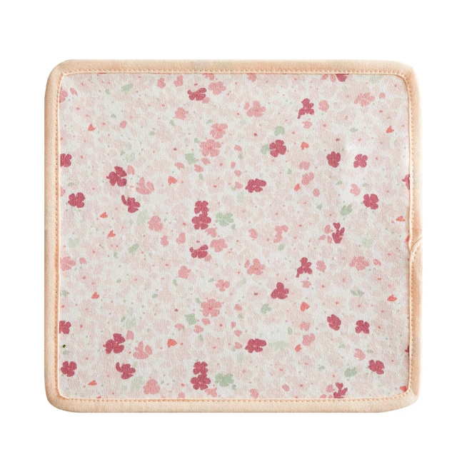 Alt view image 4 of 6 - Parent's Choice Floral Washcloths 9 in x 9 in 6 Pack