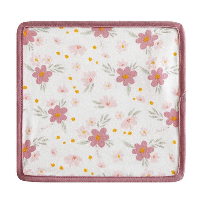 Alt view image 2 of 6 - Parent's Choice Floral Washcloths 9 in x 9 in 6 Pack