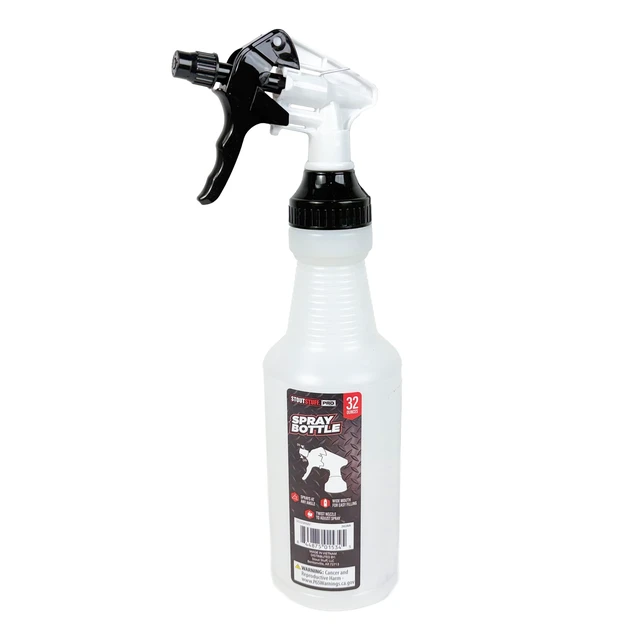 Alt view image 6 of 6 - Stout Stuff Plastic Wide Mouth Empty Spray Bottle, 32oz, 3 Pack