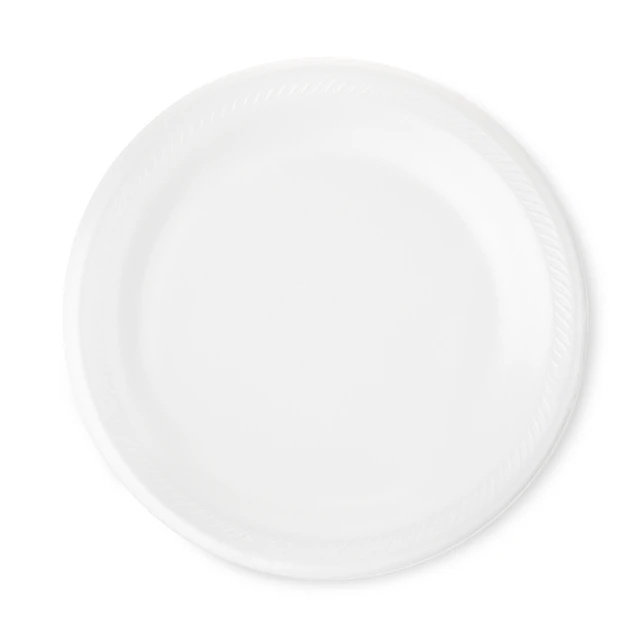 Alt view image 4 of 6 - Great Value Soak-Proof Foam Plates, White, 9in, 150 Count