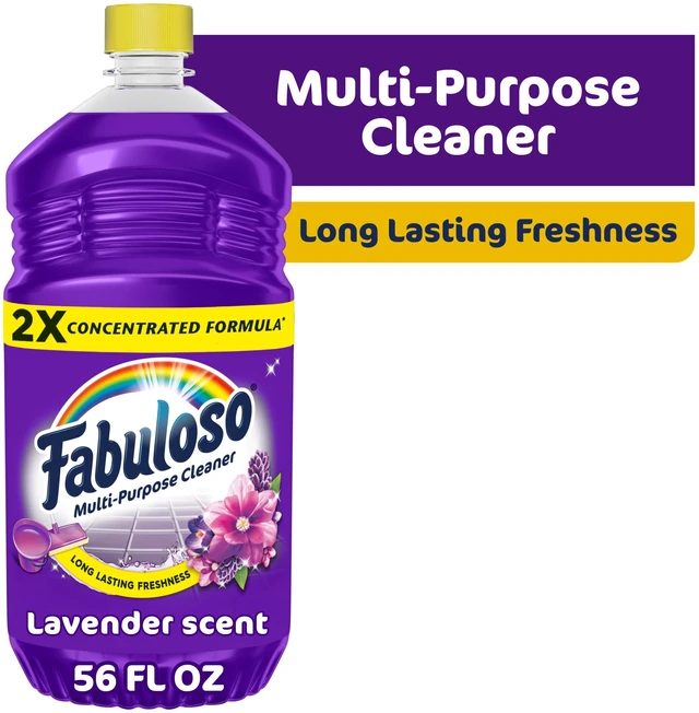 Main image of Fabuloso 2X Multi-Purpose Cleaner, No Rinse Floor Cleaner, Lavender Scent, 56 fl oz