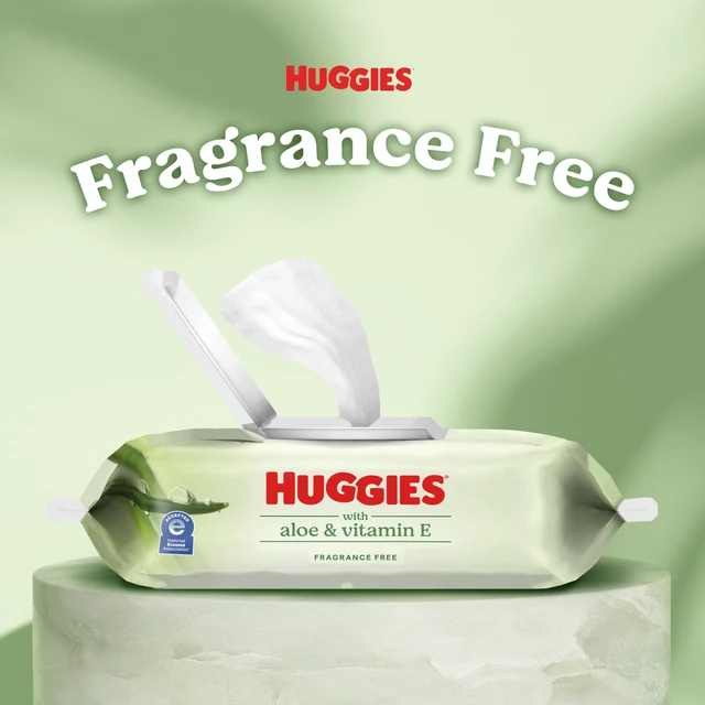 Alt view image 6 of 6 - Huggies Wipes with Aloe & Vitamin E, Unscented, 3 Flip-Top Packs, 168 Count