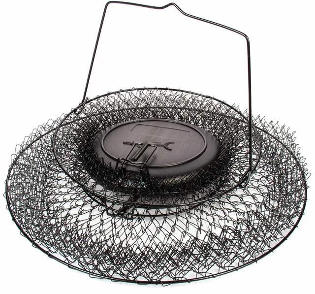 Main image of Ozark Trail 15in x 21in Collapsible Floating Wire Fishing Basket with Trap Doors and Handle