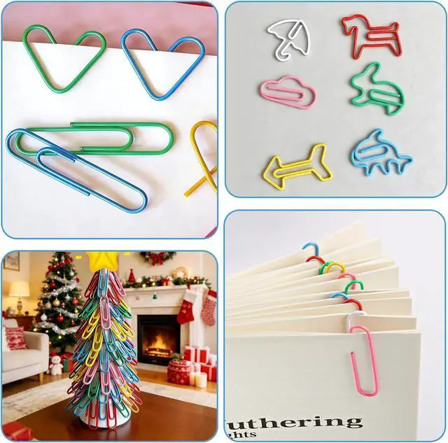 Alt view image 7 of 7 - 320 Pcs Large Paper Clips, 2 Inch Jumbo Paper Clips, Colorful Coated Paperclips, Heavy Metal Paperclips Office for Teacher Supplies School Supplies