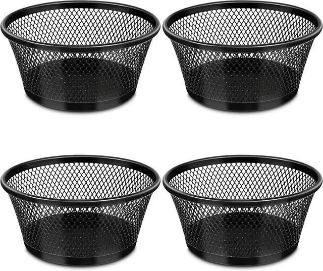 Main image of Smgmg Paper Clip Holder, Paperclip Holders for Desk, 4 Pack Paperclip Holder, Magnetic Paper Clip Holder for Desk, Paper Clip Dispenser, Paper Clip Organizer Office (Black)