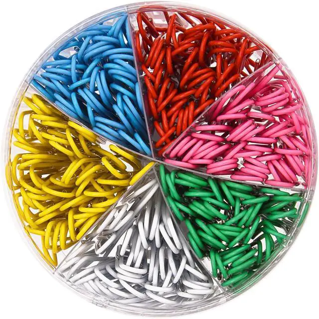 Alt view image 2 of 6 - Sunmns 300 Pieces Large Colorful Paper Clips, 2 Inch