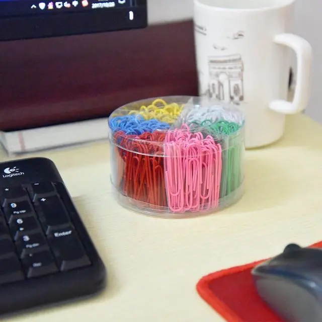 Alt view image 6 of 6 - Sunmns 300 Pieces Large Colorful Paper Clips, 2 Inch