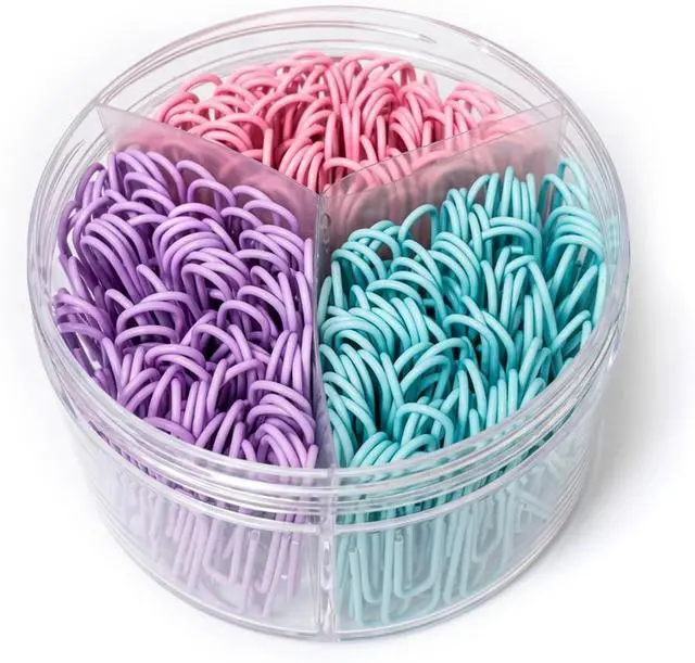Main image of Macaron Colored Jumbo Paper Clips, 300 Pcs 2 Inch (50 mm) | Pastel Large Paper Clips, Metal Cute Paperclips, Big Clips for Paperwork, Ideal for Office, School and Home Use