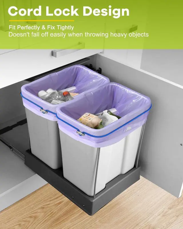 Alt view image 3 of 6 - Large Rubber Bands for Trash Can Fits up 40-96 Gallon Extra Large Trash Can Rubber Bands Garbage Can Bands Outdoor Trash Bag Holder Multifunction Bands Buckles of common metal for Picnic Camping Party