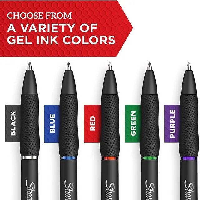 Alt view image 3 of 6 - Sharpie S-Gel BOLDPT Black 4CT
