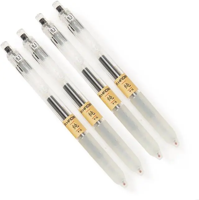 Alt view image 4 of 7 - czxwyst X97 Retractable Gel Ink Pens 0.5mm Fine Point (Black Color 12-Pack)