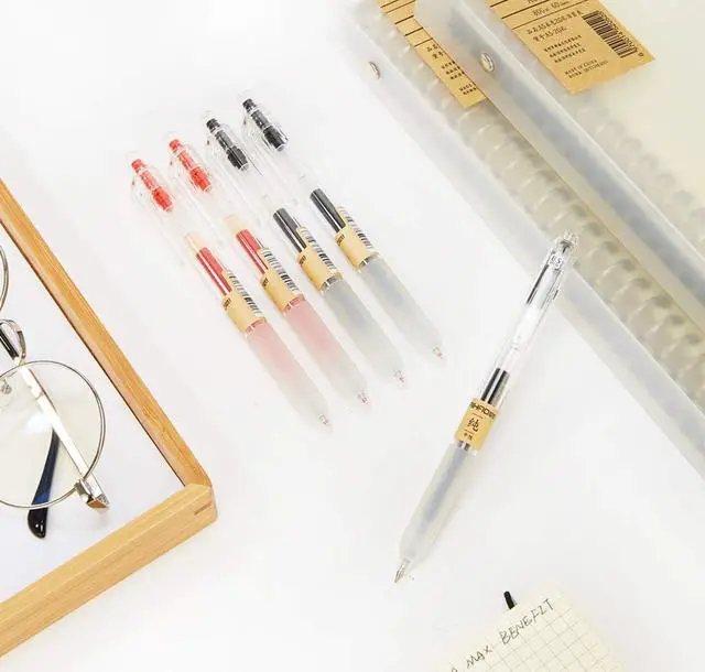 Alt view image 7 of 7 - czxwyst X97 Retractable Gel Ink Pens 0.5mm Fine Point (Black Color 12-Pack)